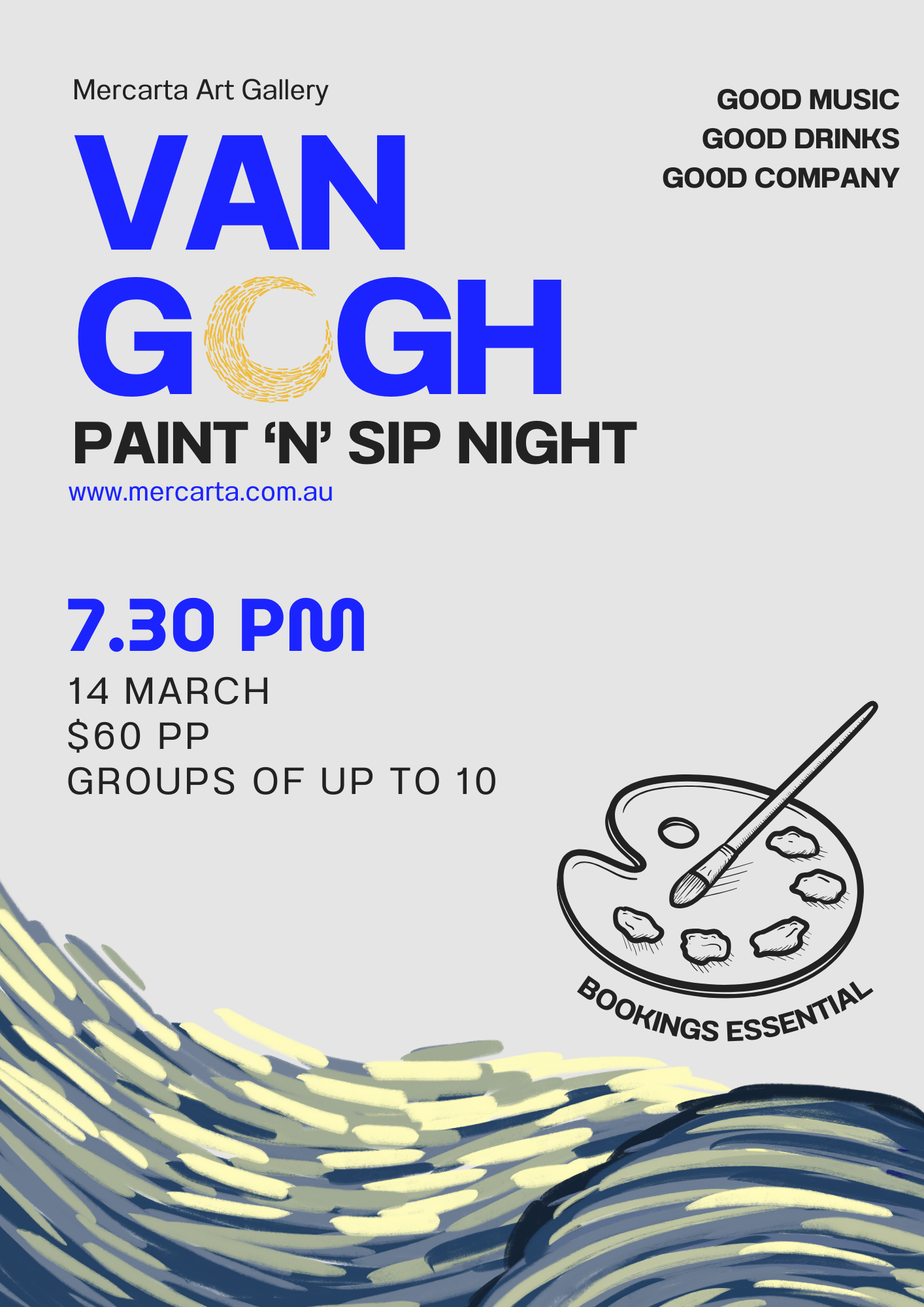 Paint 'n' Sip: Van Gogh